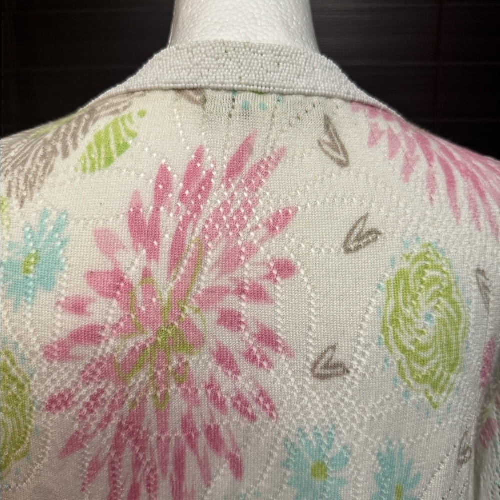 Sigrid Olsen Cream Knit Top - Picture 7 of 13